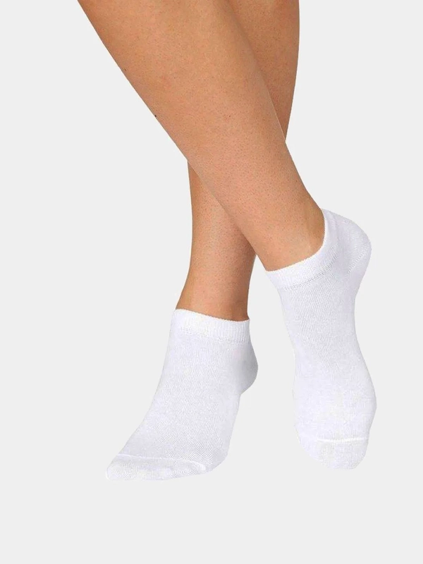 Носки короткие, белые, тонкие