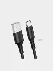 Черный кабель быстрой зарядки Type-C Samsung A20 / A30 / A31 / A32 / A50 / A51 / A52 / A71 / A72