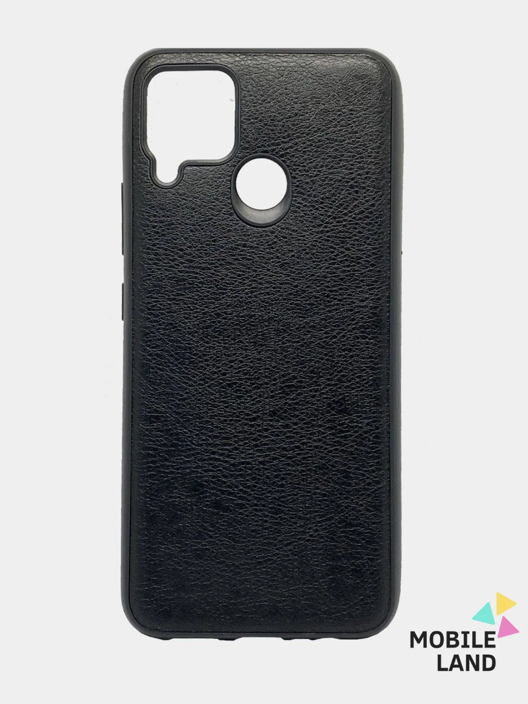 Красный чехол Realme C12 / С15 / C25 силиконовый, имитация кожи