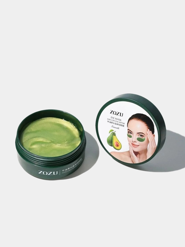 Гидрогелевые патчи для глаз с экстрактом авокадо ZOZU Shea Crystal Repair Eye Mask