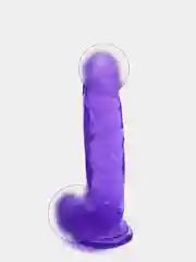 Фиолетовый фаллоимитатор, 20 см