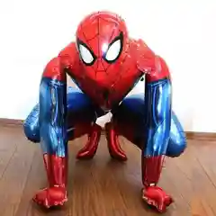 Синий 3d Супергерои воздушный шар Человек паук, Железный человек, Бэтмен