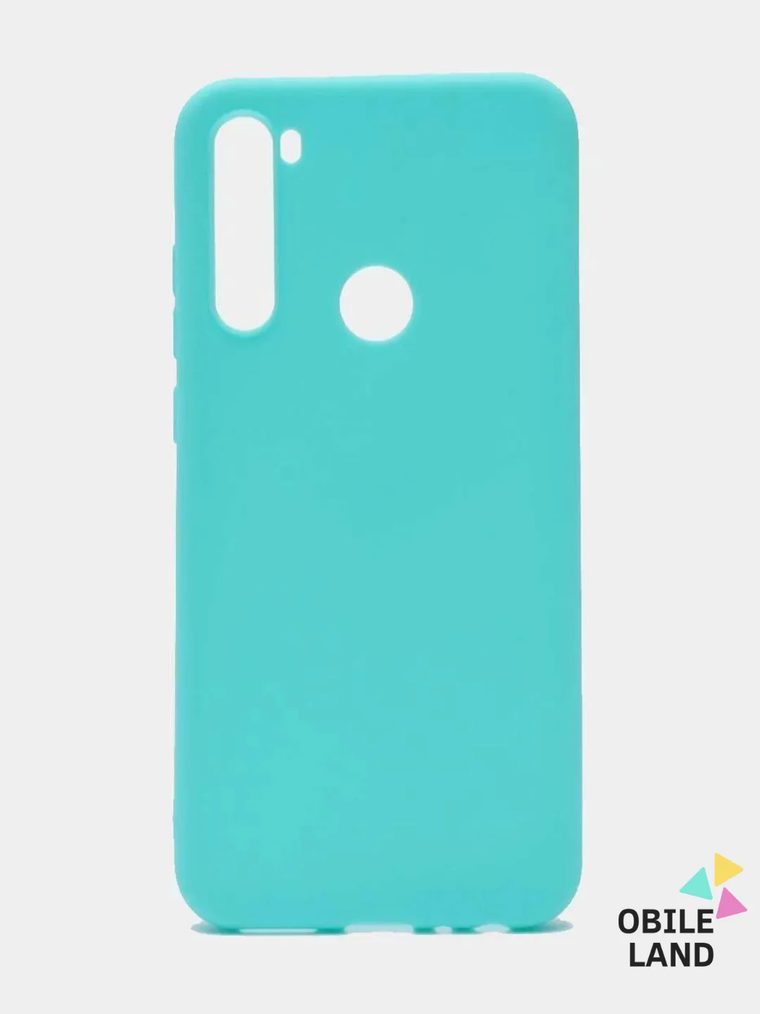 Бирюзовый чехол Xiaomi Redmi Note 8T силиконовый
