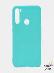 Бирюзовый чехол Xiaomi Redmi Note 8T силиконовый