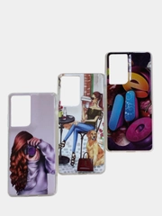 Чехол для Samsung G998F/S21 Ultra силиконовый с рисунком