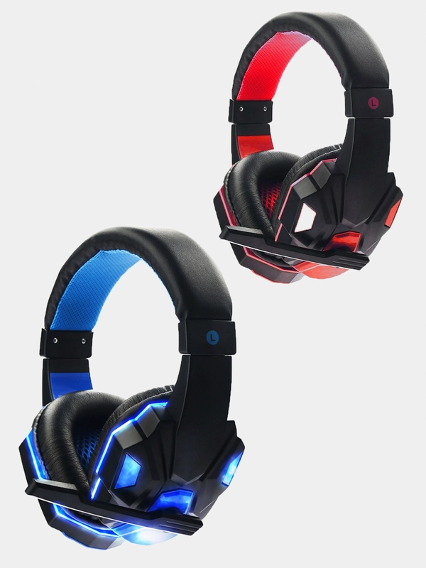 Игровые наушники SY830MV с микрофоном и подсветкой