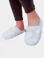 Бежевый женские домашние тапочки