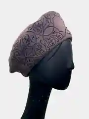 Коричневый берет женский