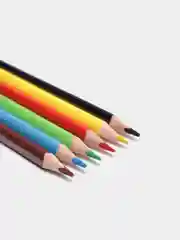 Карандаши цветные 6цв 3-гран №1School ColorPics + точилка