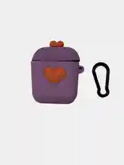 Лавандовый чехол для беспроводных наушников AirPods