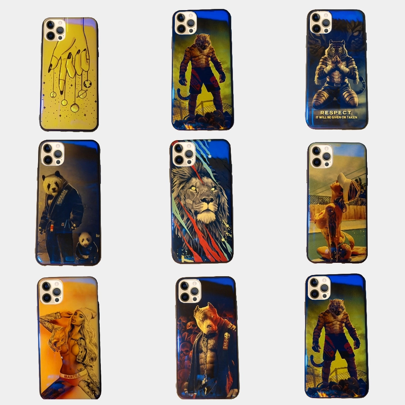 Чехол на Iphone 11 Pro Max c картинками цветной