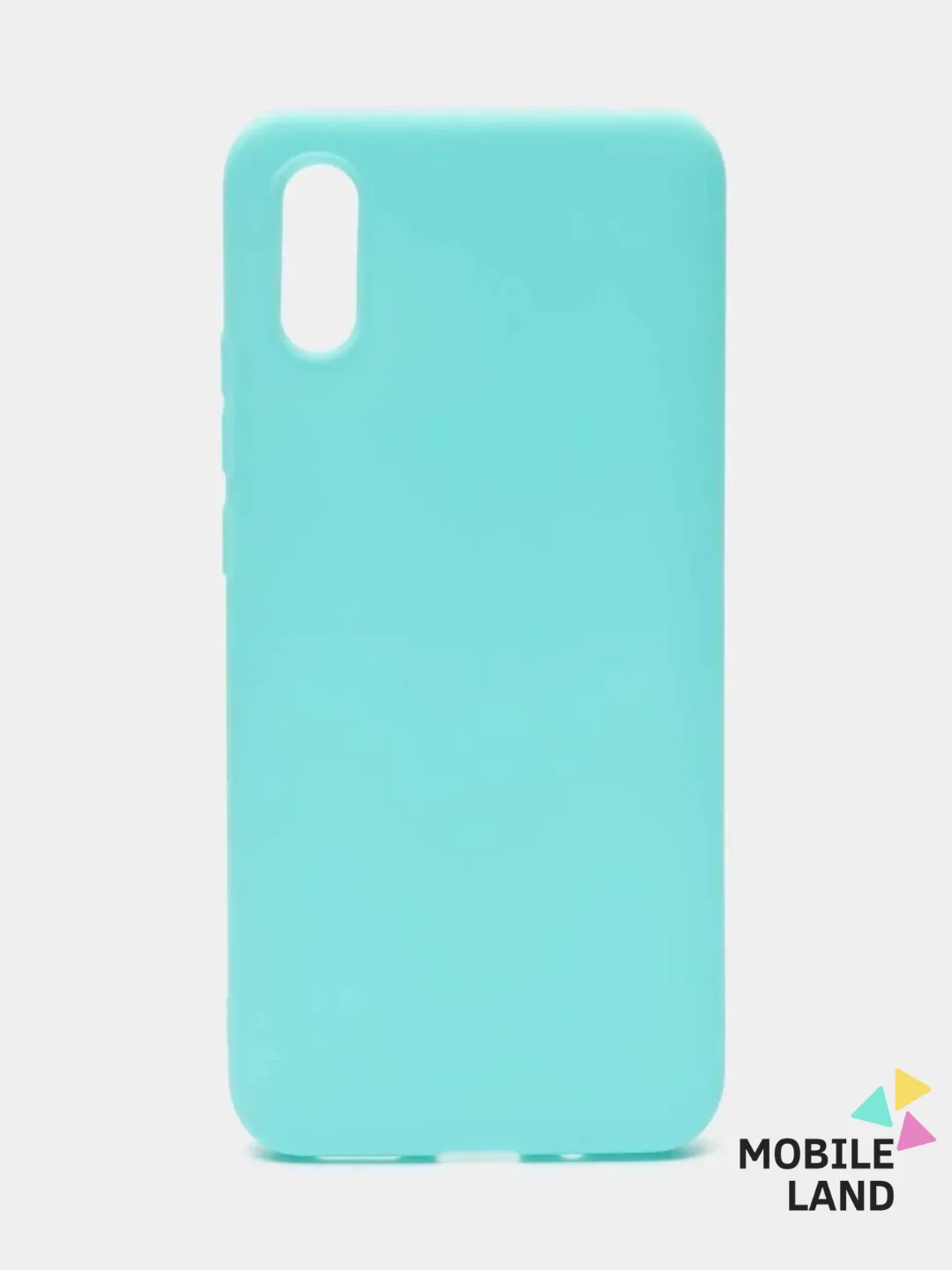 Бирюзовый чехол Xiaomi Redmi 9A силиконовый матовый