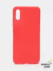 Красный чехол  Xiaomi Redmi 9A силиконовый матовый