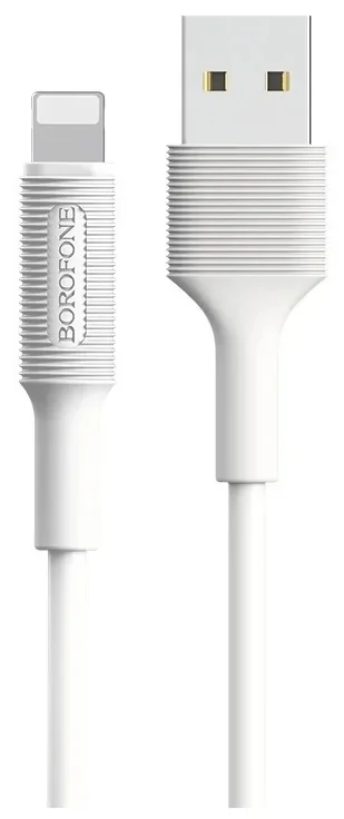 Кабель USB - Lightning 1м Borofone BX1 EzSync - Белый