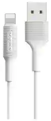 Кабель USB - Lightning 1м Borofone BX1 EzSync - Белый