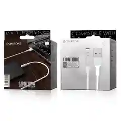 Кабель USB - Lightning 1м Borofone BX1 EzSync - Белый