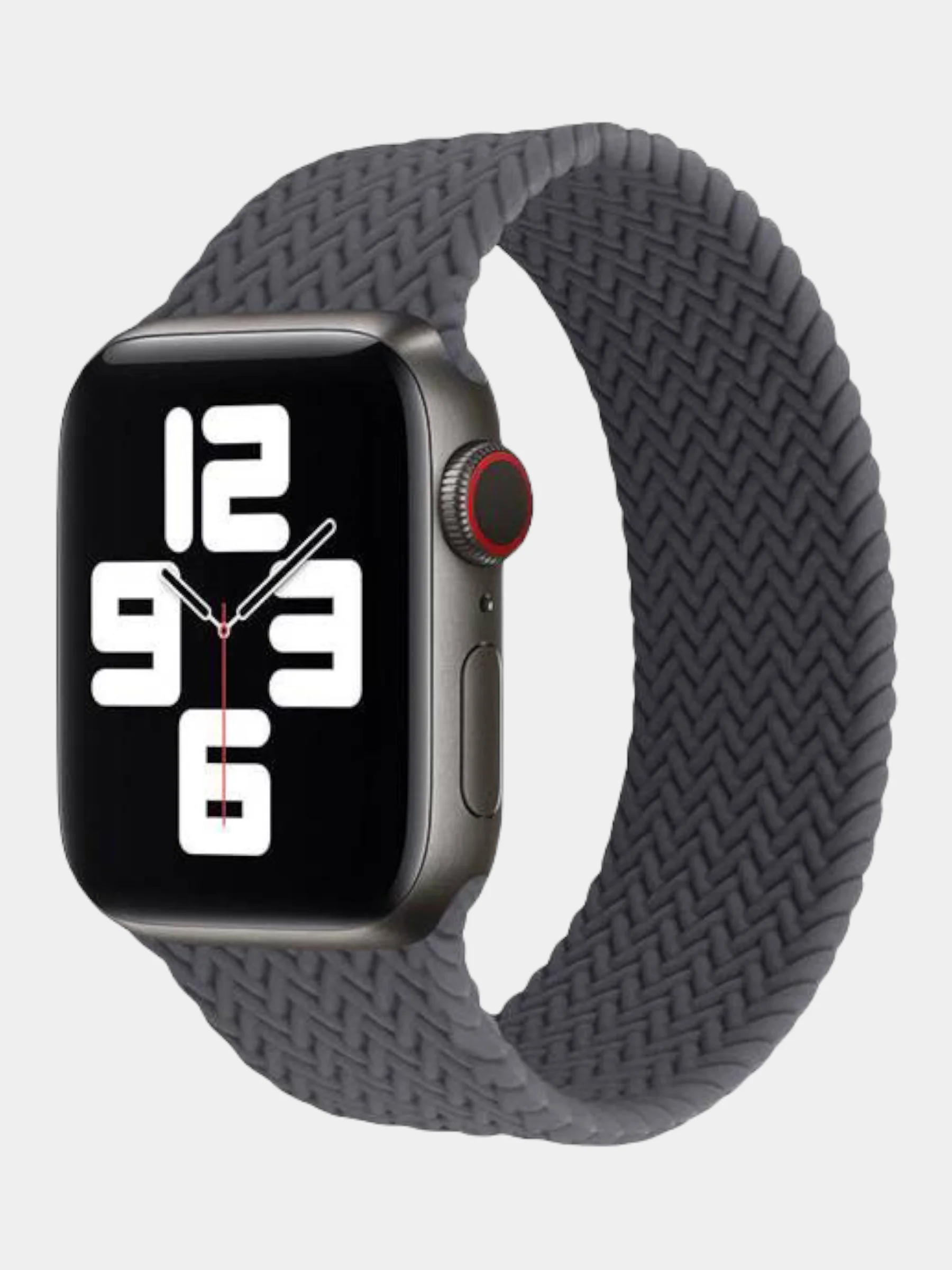 Белый нейлоновый ремешок для Apple Watch, плетёный, монобраслет