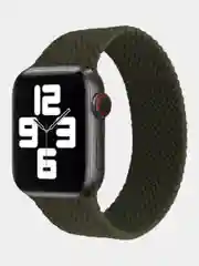 Белый нейлоновый ремешок для Apple Watch, плетёный, монобраслет