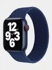 Белый нейлоновый ремешок для Apple Watch, плетёный, монобраслет