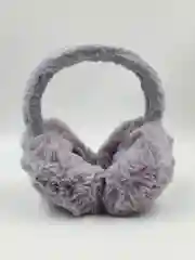 Серый меховые наушники / Теплые наушники / Цвета внутри / Головной убор /