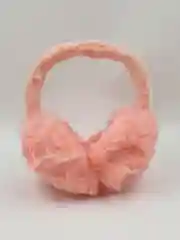 Розовый меховые наушники / Теплые наушники / Цвета внутри / Головной убор /