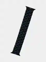 Зеленый нейлоновый ремешок для Apple Watch, плетёный, монобраслет