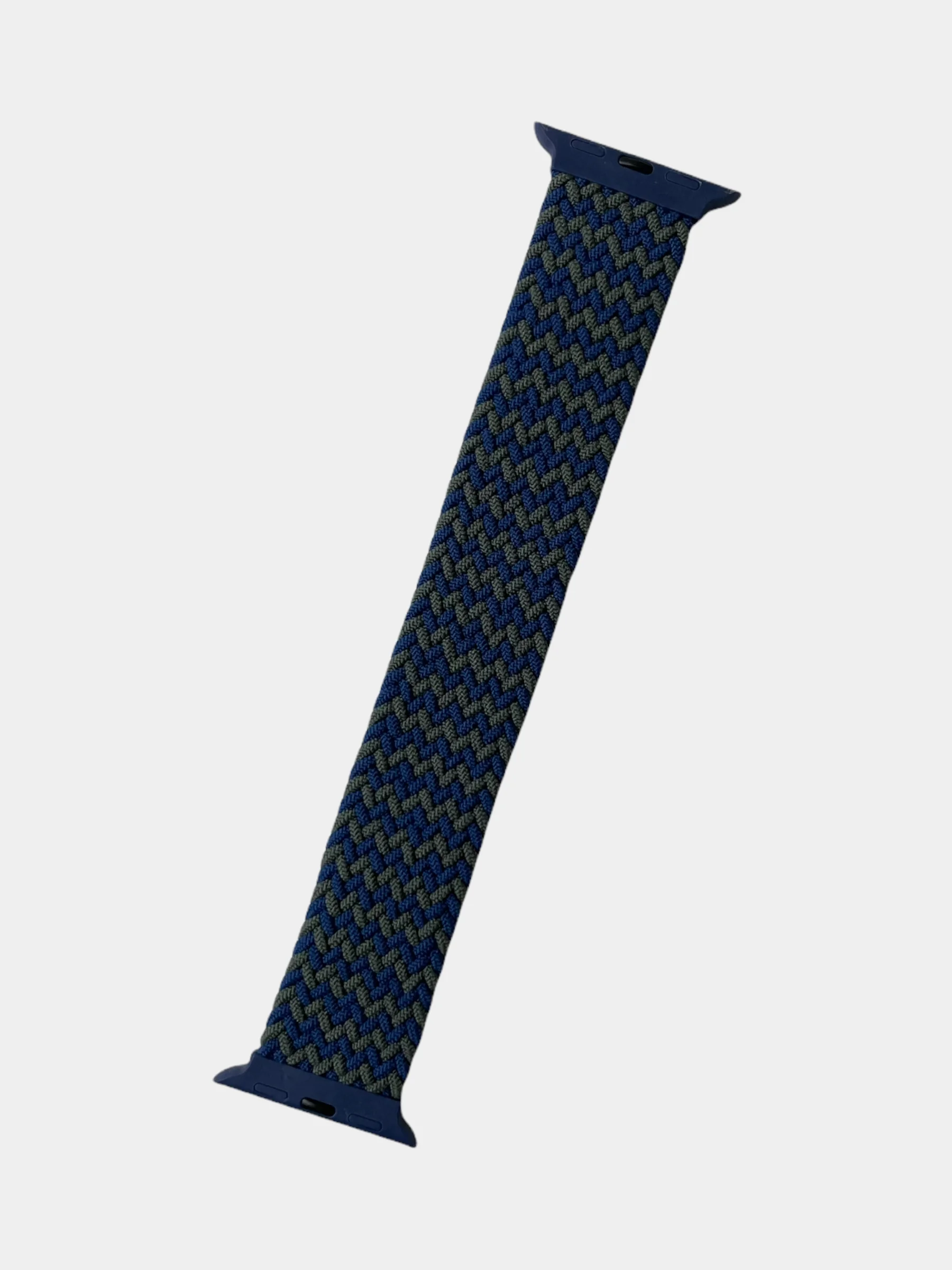 Синий меланж нейлоновый ремешок для Apple Watch, плетёный, монобраслет