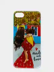 Небесно-голубой чехол Apple iPhone 7 / 8 / SE 2020, 5 / 5s / SE 2016, 7 Plus / 8+ силиконовый с рисунком