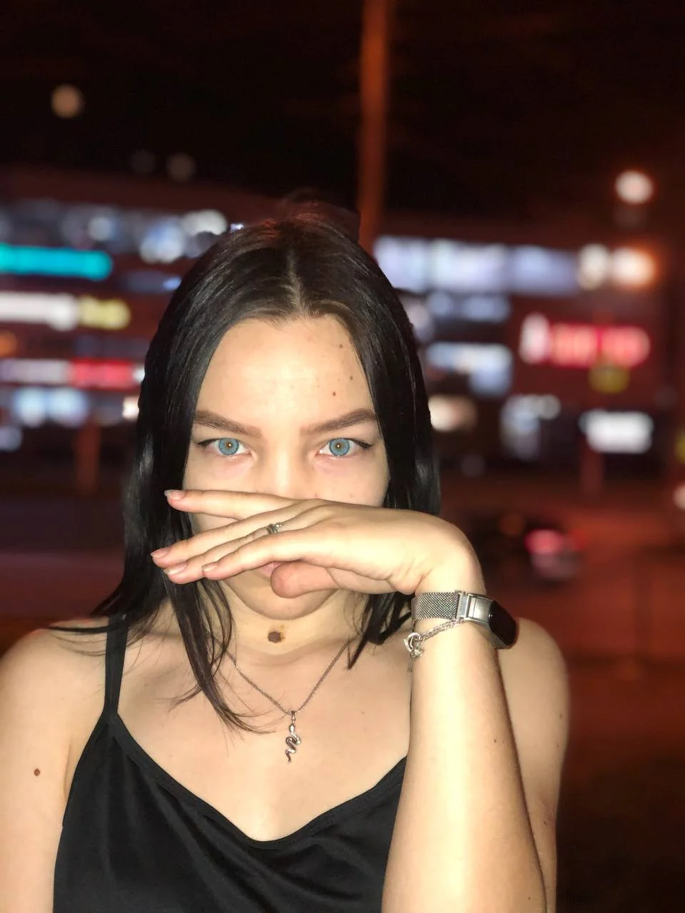 Цветные линзы голубые Glassball Blue