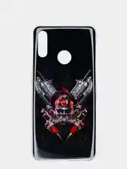 Алый чехол Huawei P Smart 2019 / Honor 10 Lite, Хуавей П Смарт 2019, силиконовый с рисунком