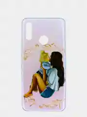 Зеленый чехол Huawei P Smart 2019 / Honor 10 Lite, Хуавей П Смарт 2019, силиконовый с рисунком
