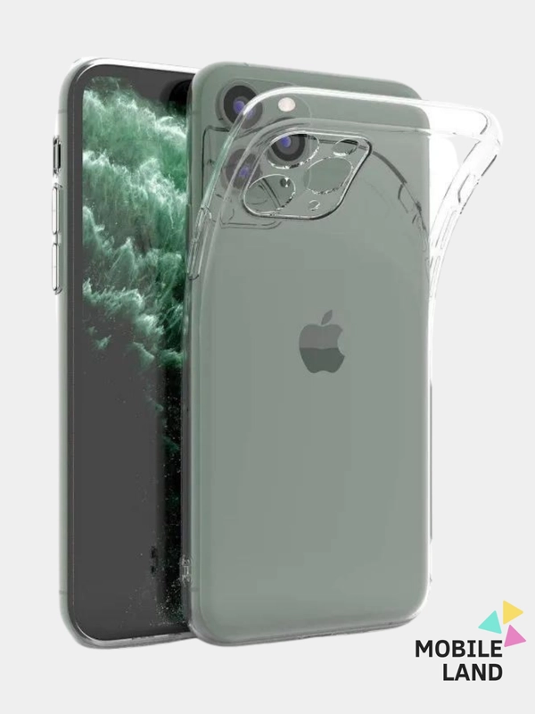 Плотный чехол iPhone XR/11/11Pro/11ProMax/12Pro/12ProMax/X/Xs/XsMax/7/8/SE20 1.5 прозрачны