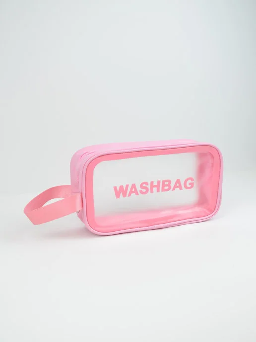Коралловый меланж косметичка водонепроницаемая WASHBAG