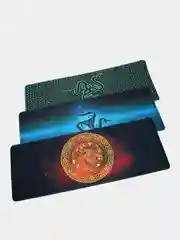 Игровой коврик для мыши и клавиатуры, 3 принта, 800 x 300 мм, тканевый