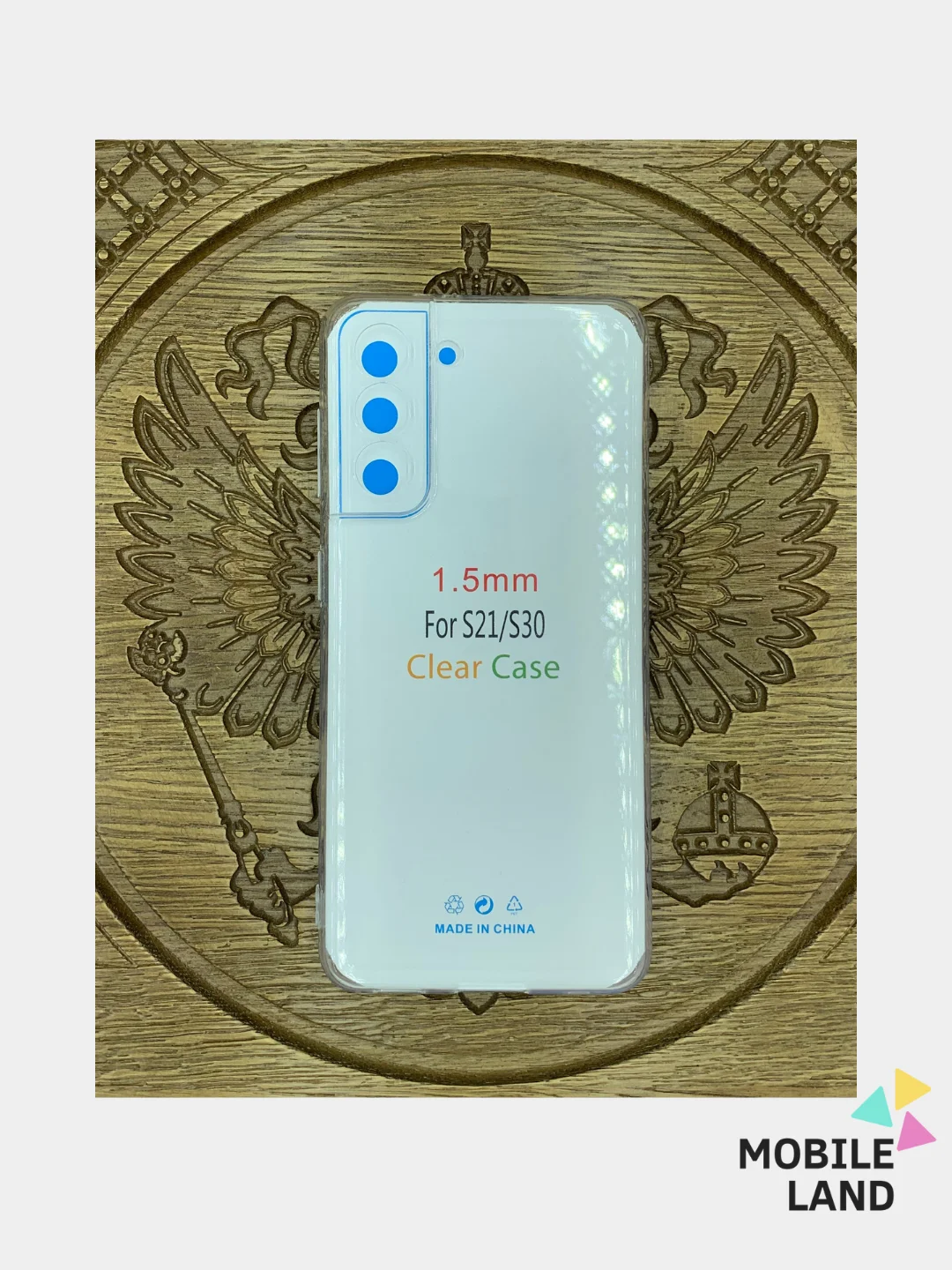 Плотный чехол для Samsung S21 / Samsung S21 Plus / S21 Ultra, силикон 1,5 мм прозрачный