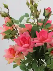 Искусственные цветы Роза большая ветка