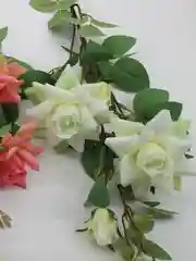 Искусственные цветы Роза большая ветка
