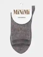 Бежевый меланж носки из шерсти Minimi "Inverno", вязанные