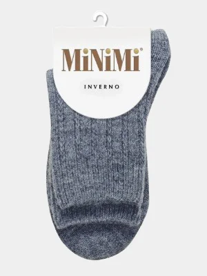 Серый носки из шерсти Minimi "Inverno", вязанные