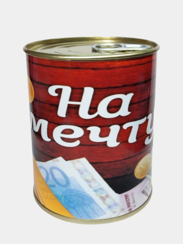 Копилка для денег, монет и купюр "На мечту"