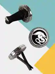 Серебряный ароматизатор для авто + вкладыши