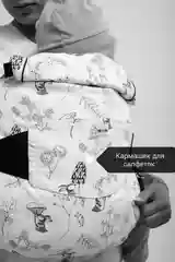 Эрго-рюкзак Премиум "Фламинго"