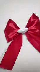 Бант детский/Бант атлассный с кружевом для девочек/праздничный/школьный/8Марта"Confettini"