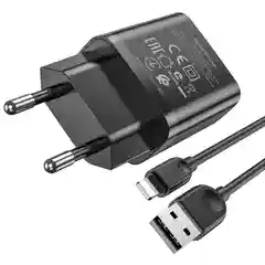 Зарядное устройство BOROFONE BA52A, lighting, 2,1A