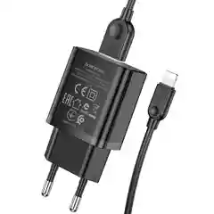 Зарядное устройство BOROFONE BA52A, lighting, 2,1A