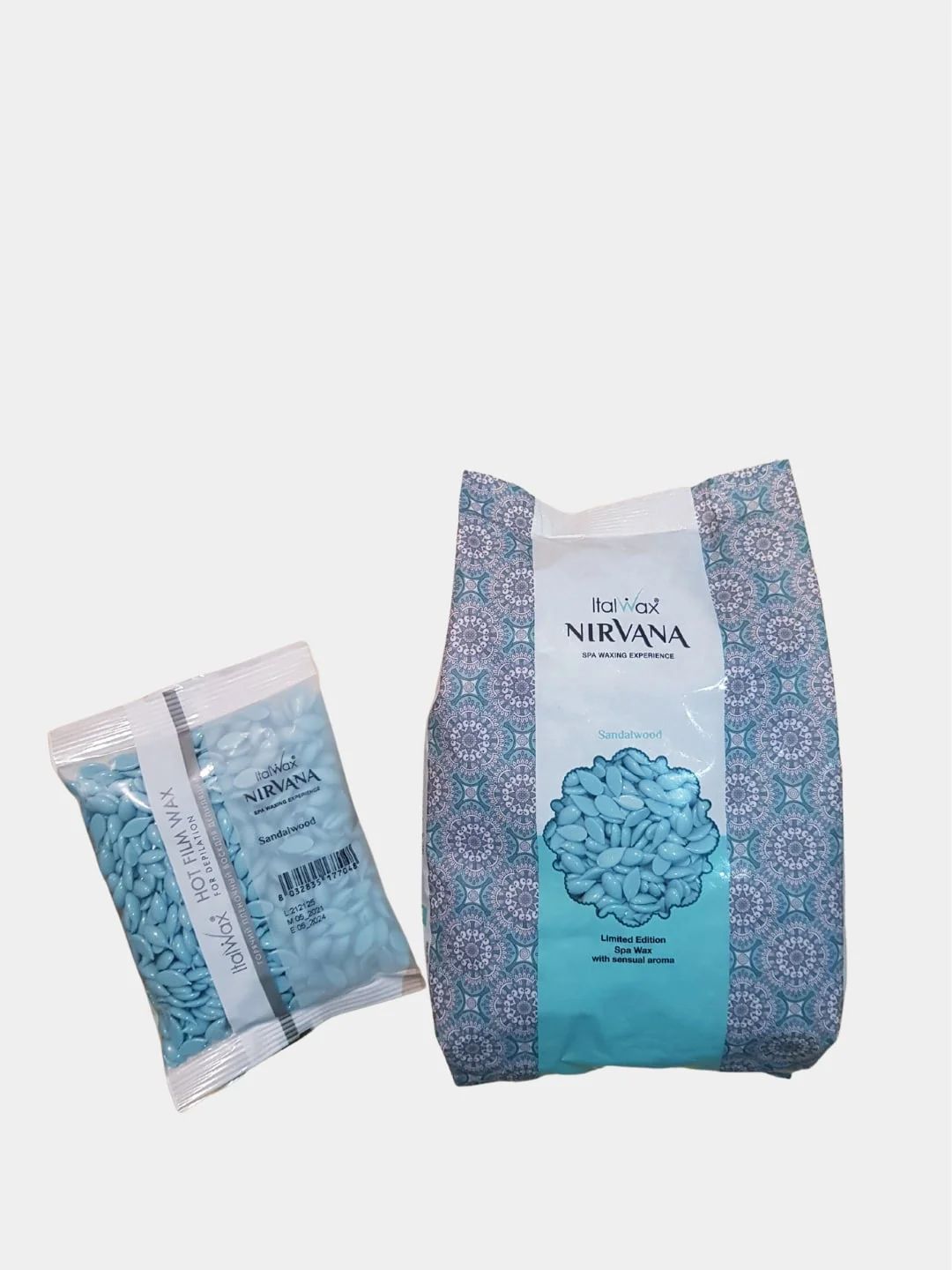 Воск для депиляции, ItalWax Nirvana "Сандал" в гранулах плёночный