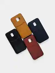Чехол из эко кожи с карманом на Samsung J2 Core J2 Pro J6 J4 Core J4 Plus J4 J6 Plus J8