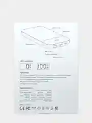 Белый внешний аккумулятор power bank 10000 mAh