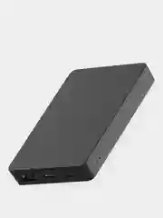 Белый power bank 5000 мАч, внешний аккумулятор, быстрая зарядка powerbank