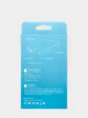 Белый power bank 5000 мАч, внешний аккумулятор, быстрая зарядка powerbank